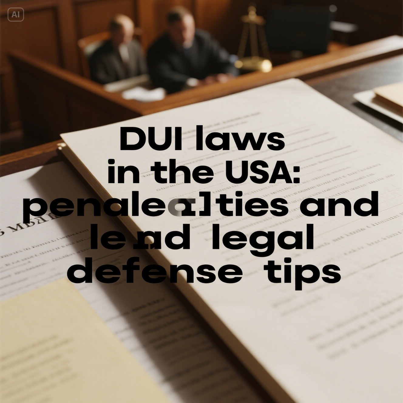 DUI Laws in the USA: Penalties and Legal Defense Tips