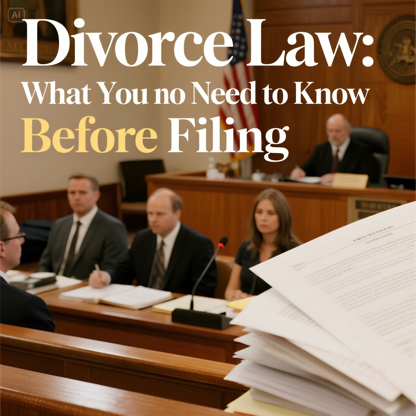 Divorce Law What You Need to Know Before Filin