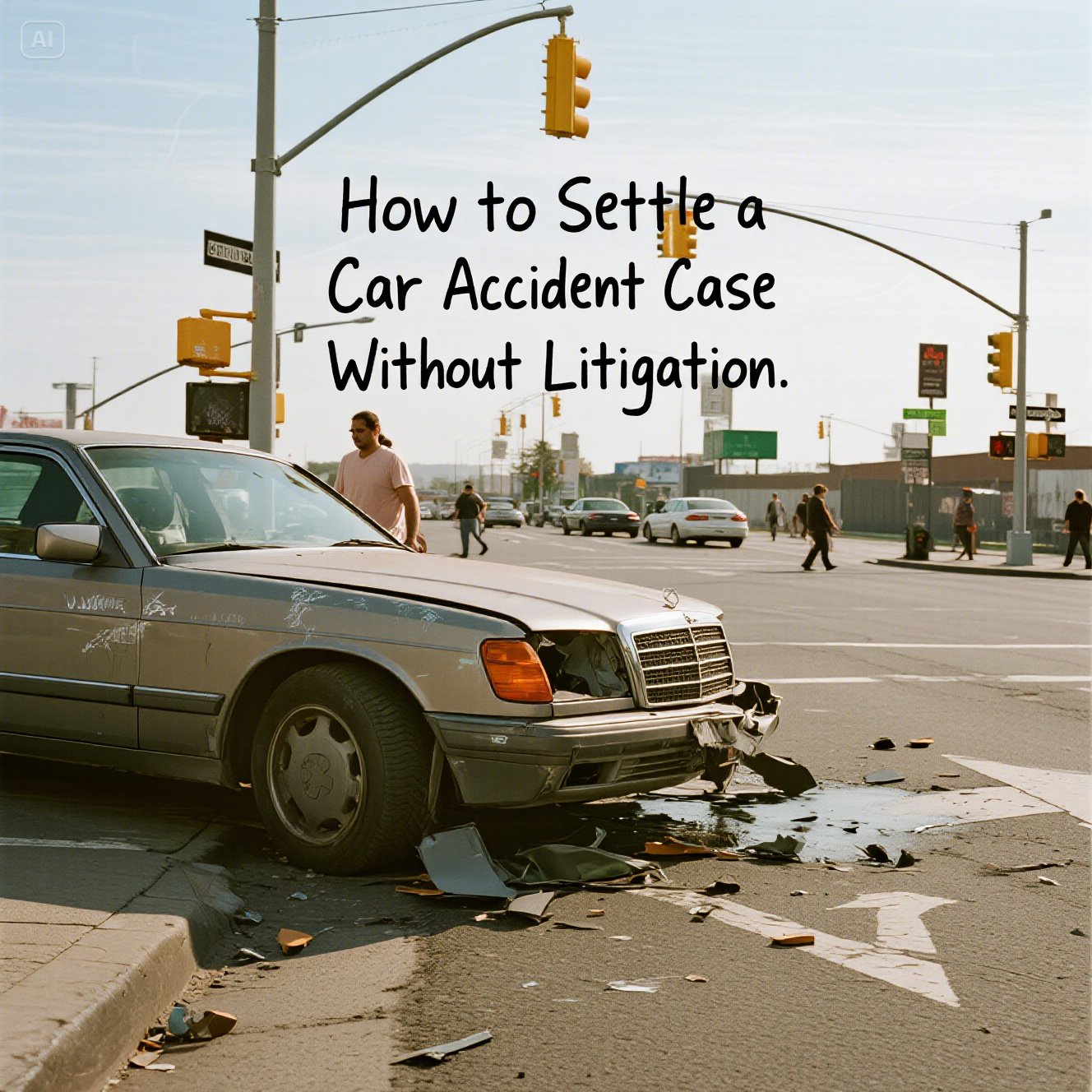 How to Settle a Car Accident Case Without Going to Court